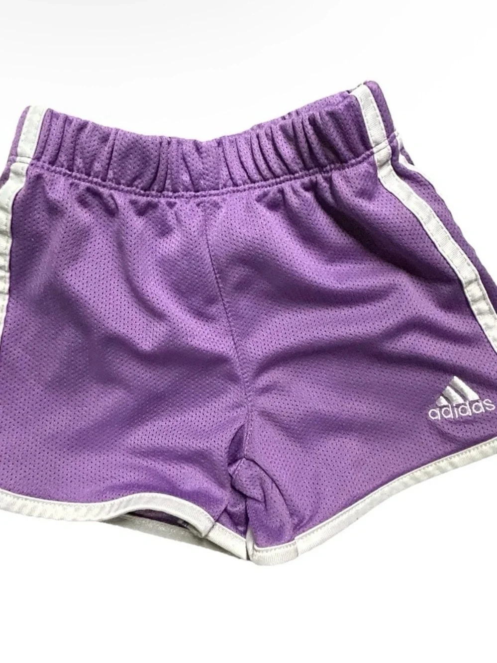 Toddler Girl Summer Shorts Jean Athletic Elastic Waist Adidas Size 2T